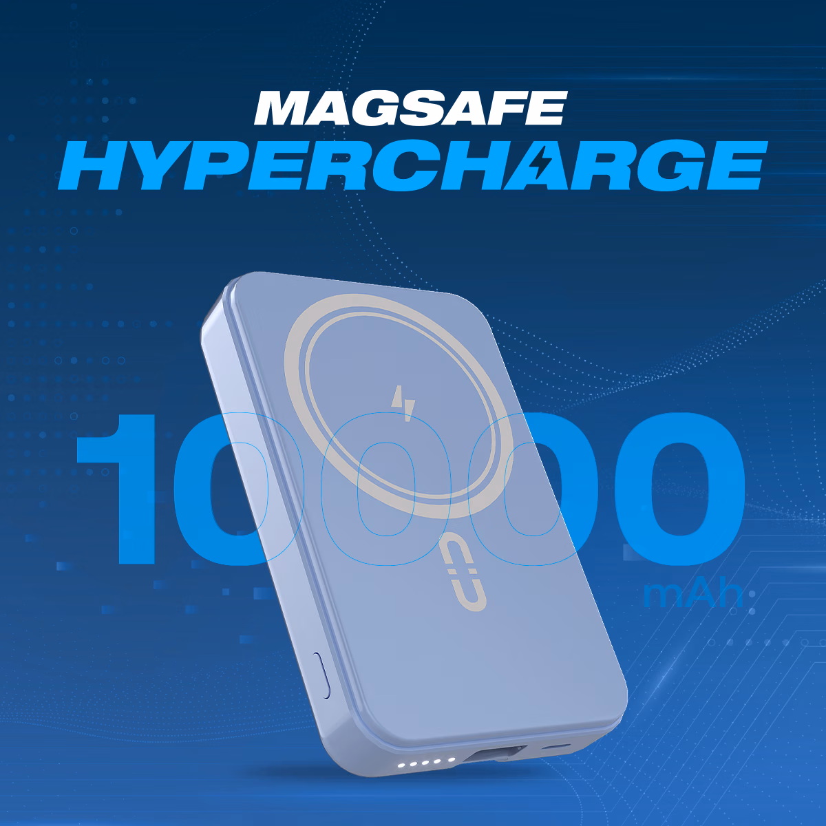 Sugato Hypercharger 10000 mAh - Powerbank - Blue