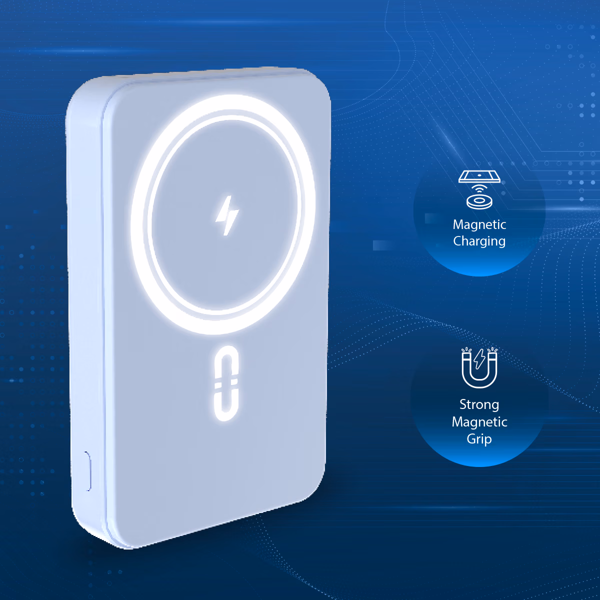 Sugato Hypercharger 10000 mAh - Powerbank - Blue