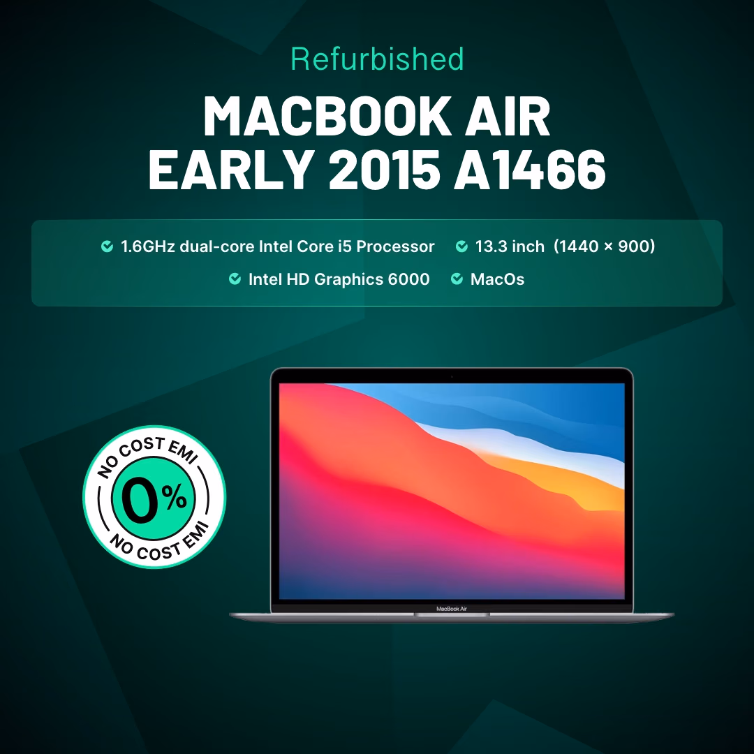 Apple MacBook Air Early 2015 A1466 (Intel Core i5 13.3 Inch)- Refurbished