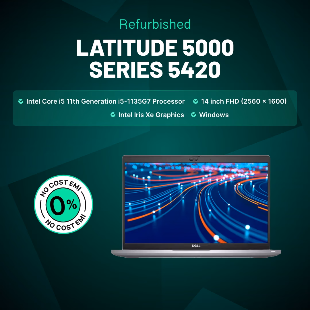 Dell Latitude 5000 Series 5420 (Intel Core i5 11th Gen 14 Inch)- Refurbished