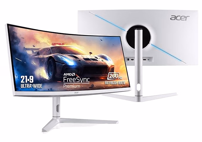 Acer XZ306CX 29.5 Inch 200 Hz 1500R Curved Full HD IPS Monitor - Unboxed